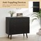 Bedroom and Living Room Dresser Wide 4-Drawer Wooden Organizer